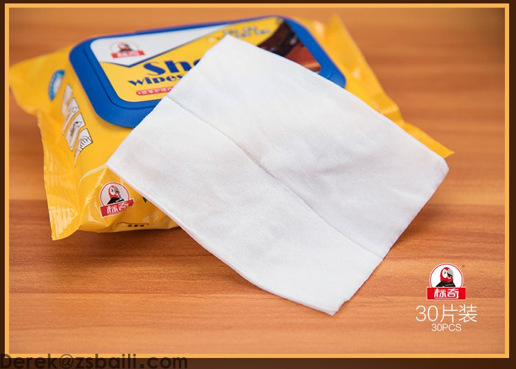 标奇皮鞋上光湿巾 BQ530 Shoe Wipes(图5)